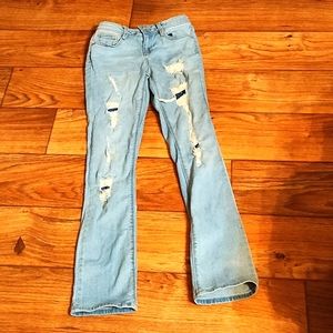 Black Daisy Kate Straight Leg Jeans sz 0